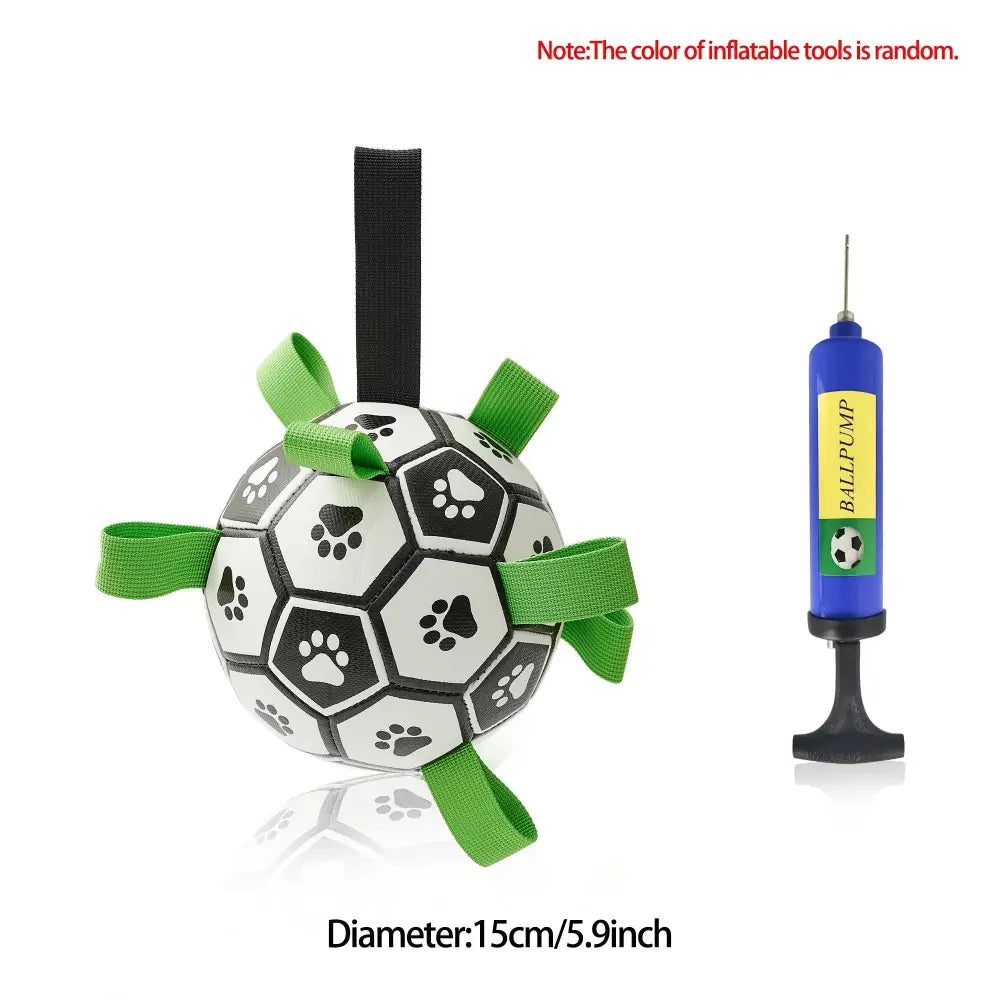Interactive Halloween Dog Soccer Ball with Grab Tabs