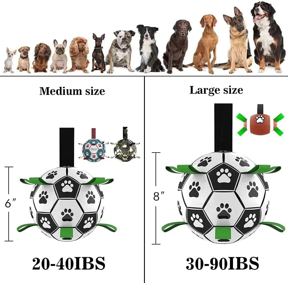 Interactive Halloween Dog Soccer Ball with Grab Tabs