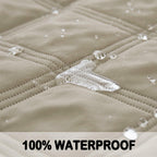 Waterproof Reversible Dog Blanket Leakproof 30x70 Brown Khaki Size 30x70