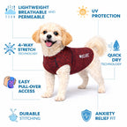 Pet Life ® Active 'Aero-Pawlse' Quick-Dry and 4-Way-Stretch Yoga Fitness Dog T-Shirt Tank Top
