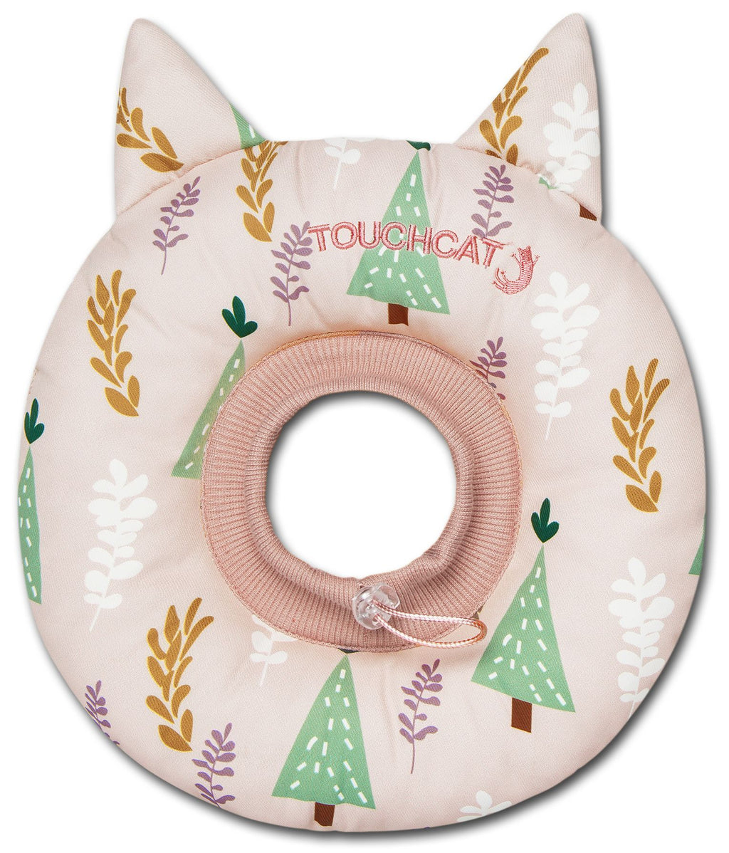 Touchcat ® 'Ringlet' Licking and Scratching Adjustable Pillow Cat Neck Protector