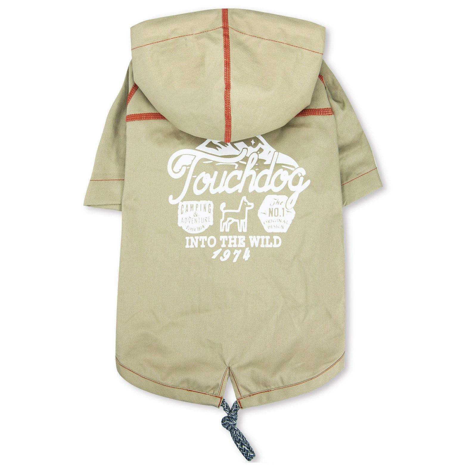 Touchdog 'Cloudburst' Reversible Fashion Waterproof Dog Raincoat