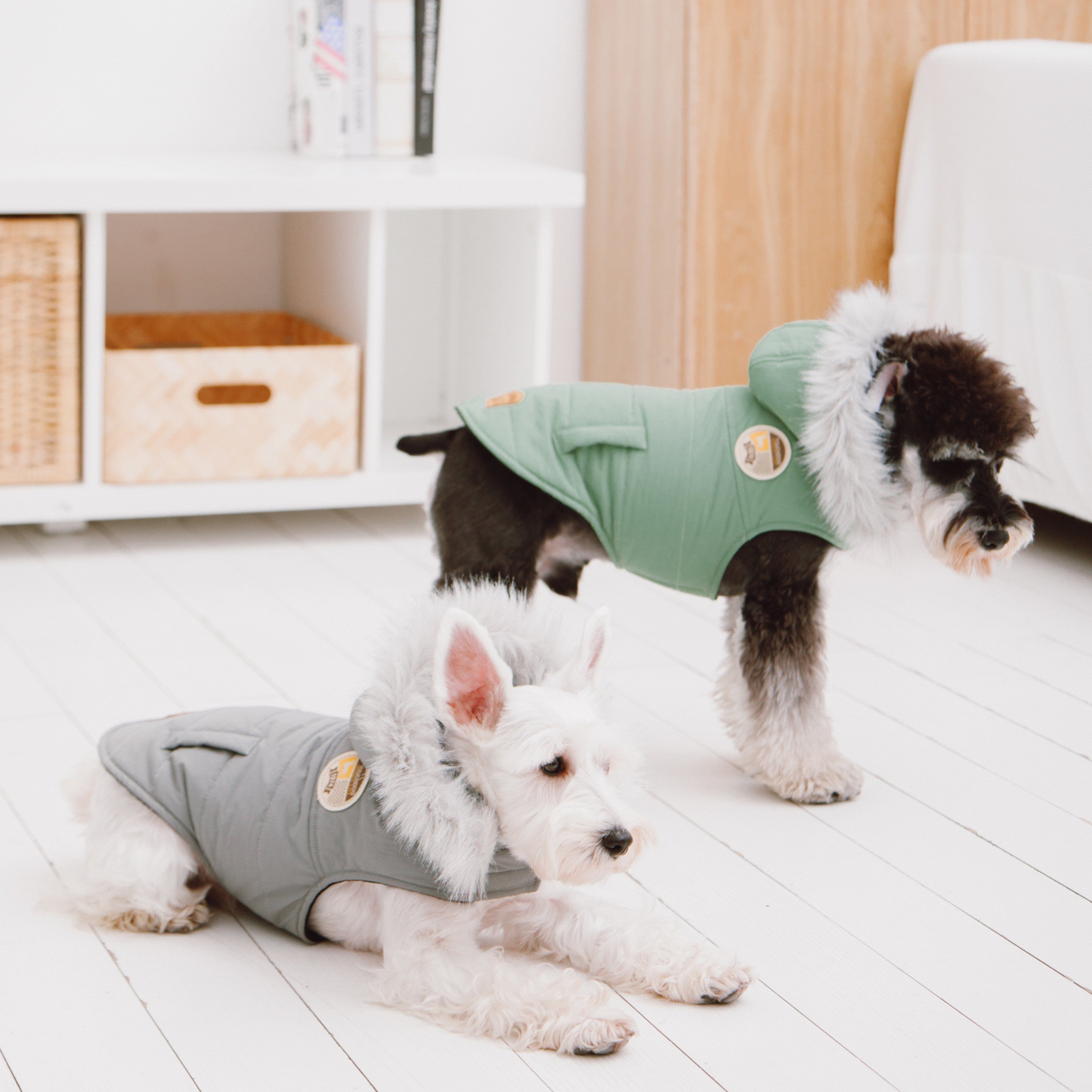 Touchdog 'Eskimo-Swag' Duck-Down Insulated Winter Dog Coat Parka