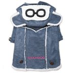 Touchdog 'Tuskegee' Aero-Vintage Designer Fashion Winter Dog Coat