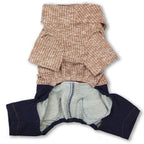Touchdog Vogue Neck-Wrap Full Body Fashion Dog Sweater Outfit